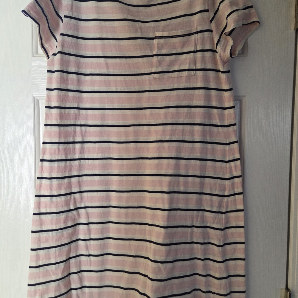 Striped Casual T-shirt Dress
